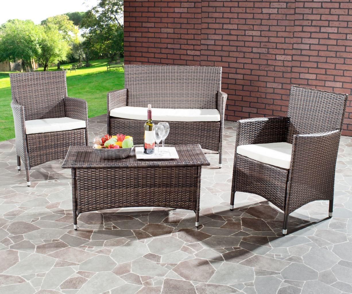 Mojavi 4 Pc Wicker Set