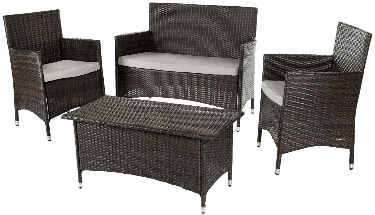Mojavi 4 Pc Wicker Set