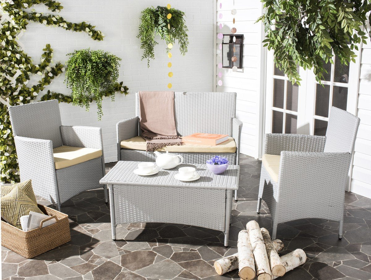 Mojavi 4 Pc Wicker Set