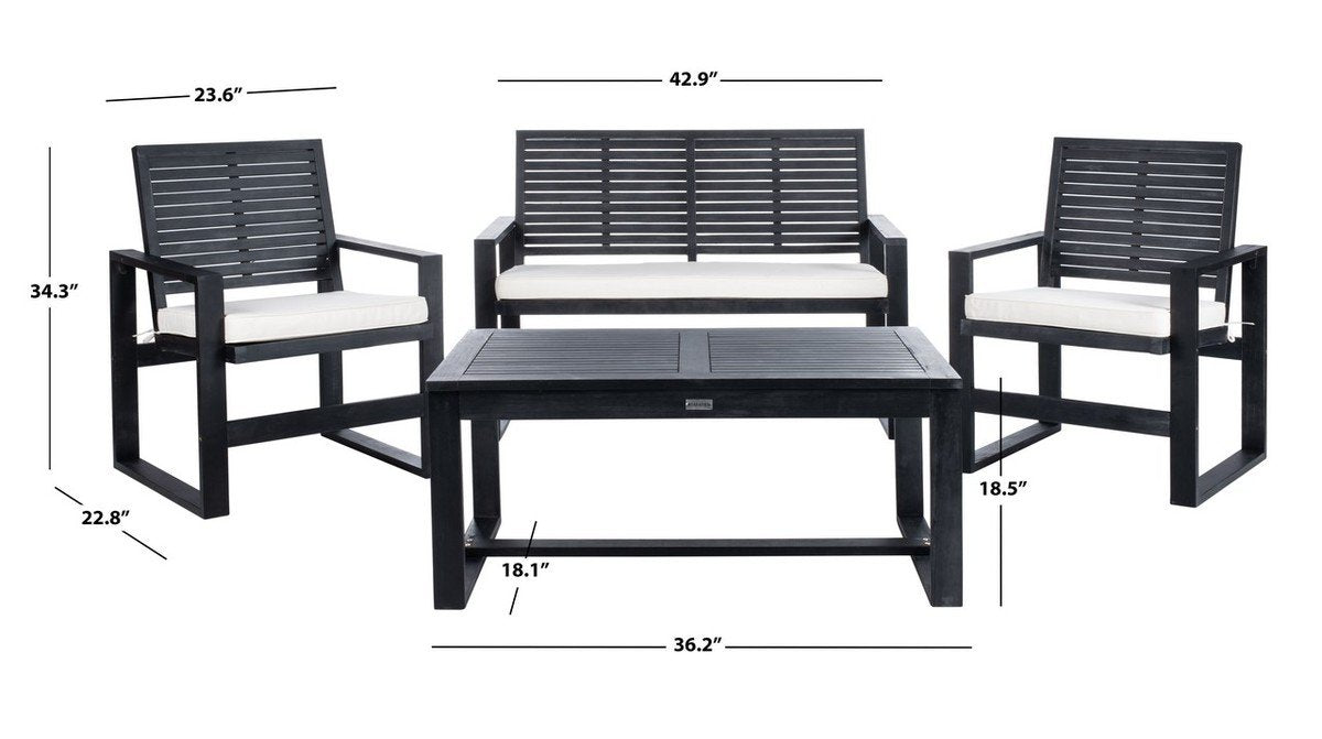 Ozark 4 Pc Outdoor Living Set
