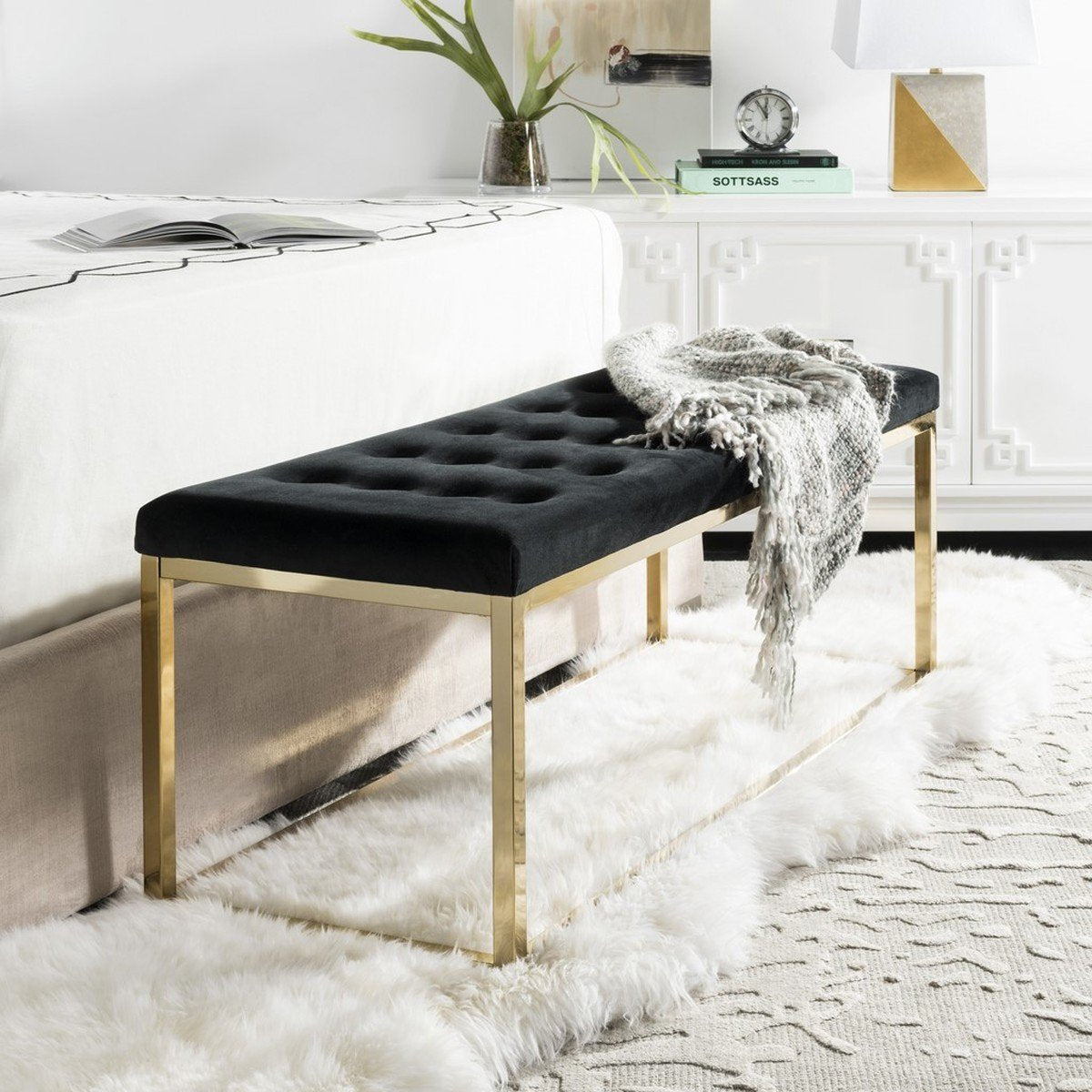 Reynolds Velvet Bench