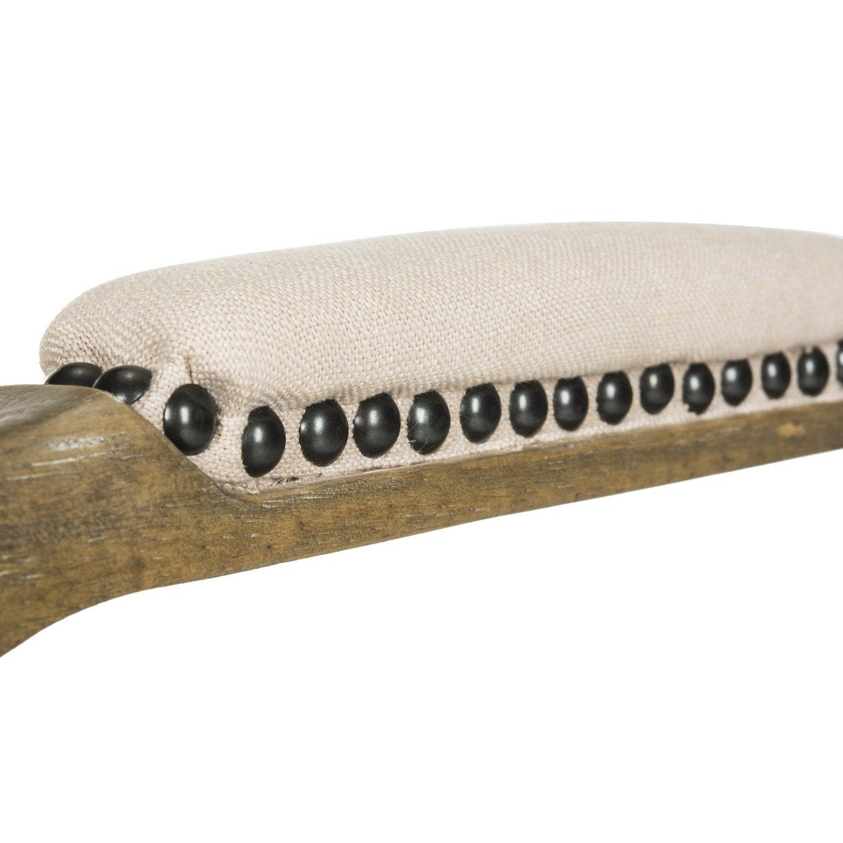 Raiden Linen Rustic Oak Bench
