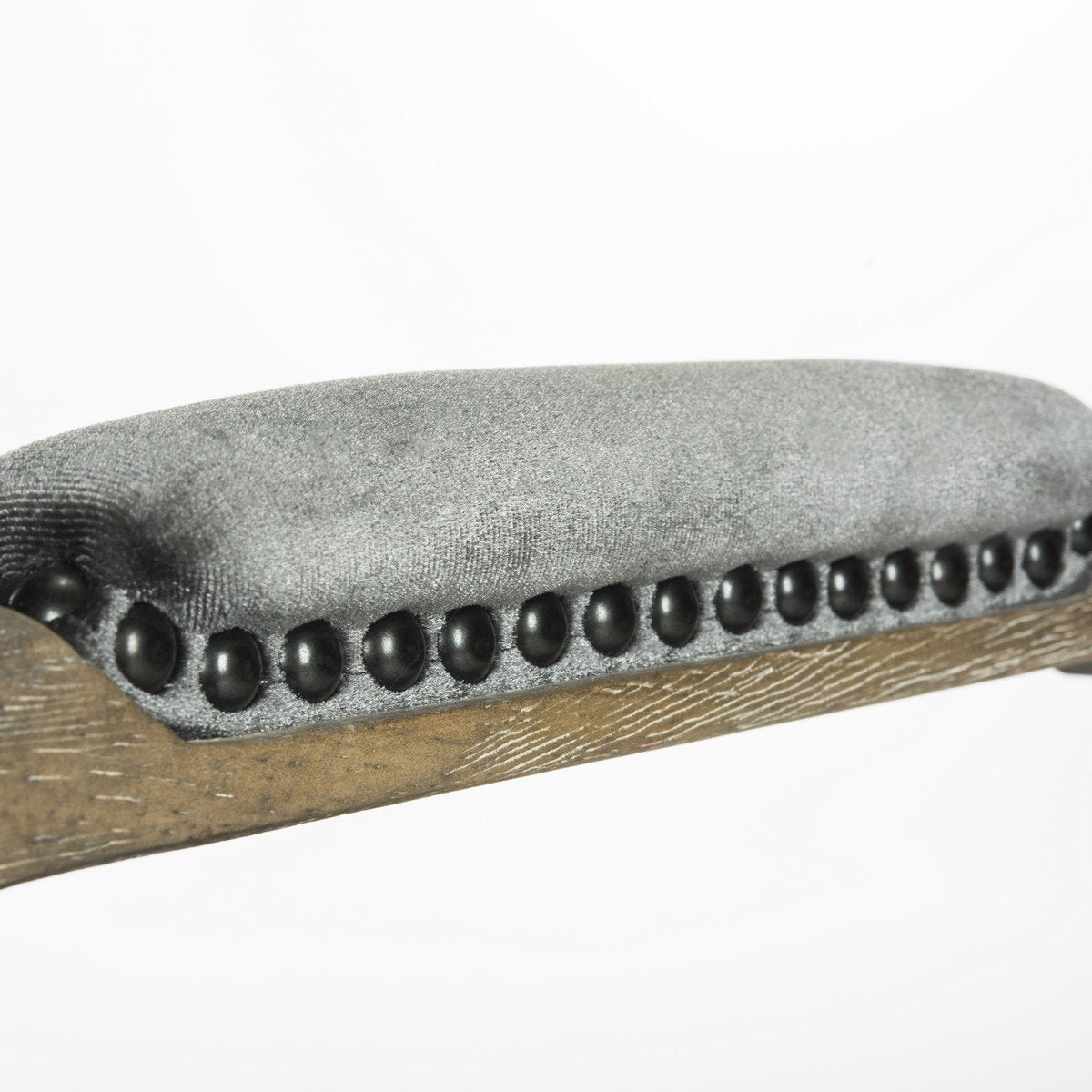 Raiden Velvet Rustic Oak Bench
