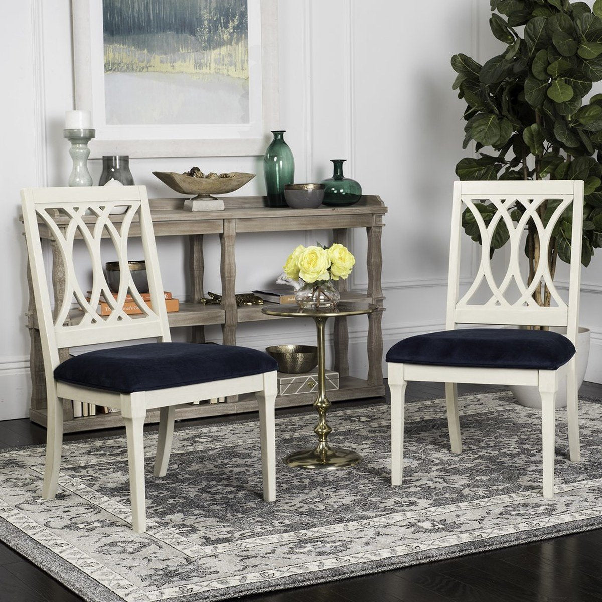 Selena 19'' H Velvet Side Chair