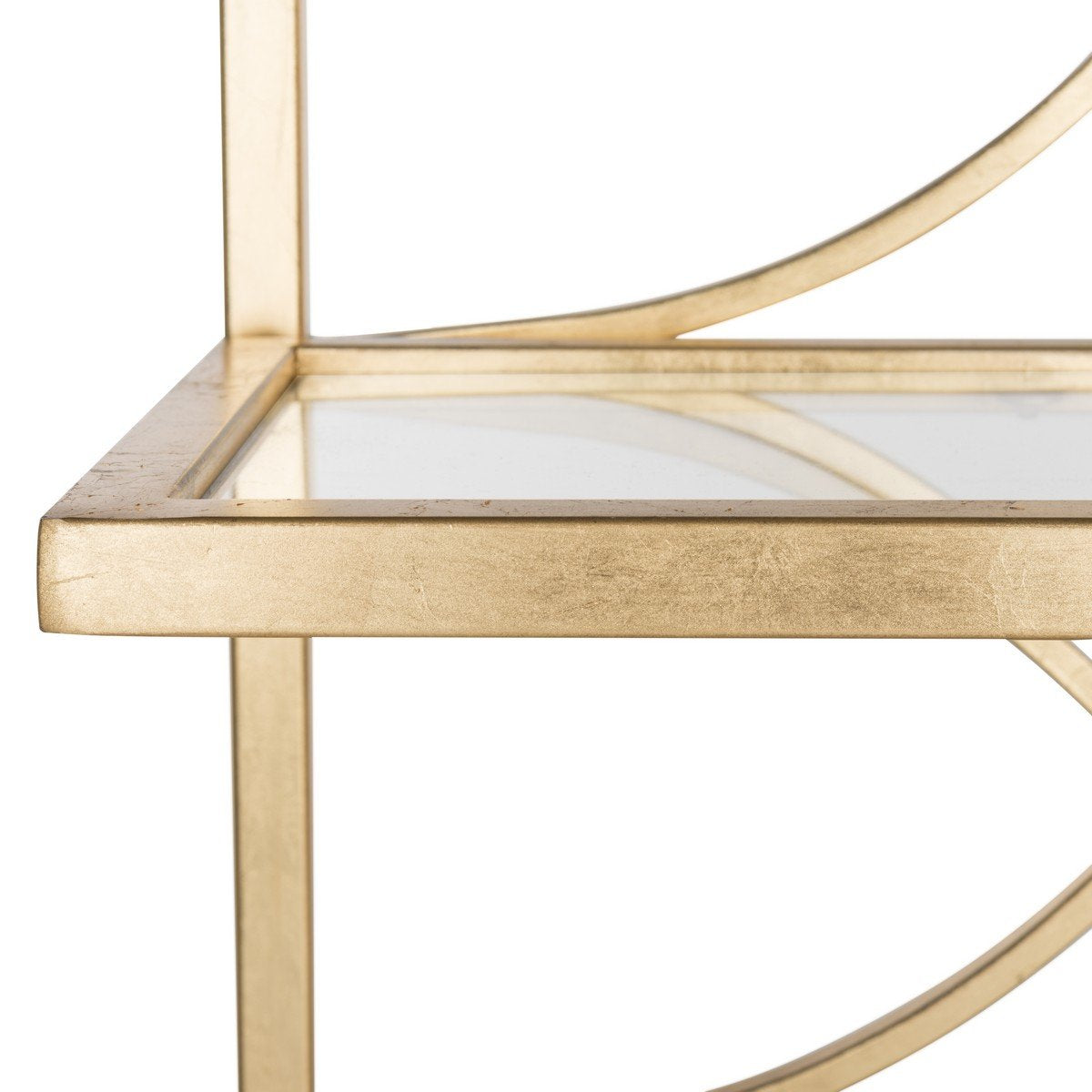 Spano 4 Glass Tier Marble Base Etagere