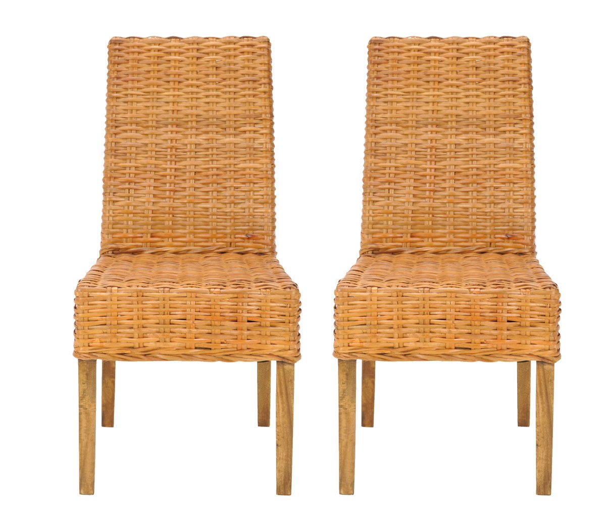 Sanibel 18"h Rattan Side Chair (set Of 2)