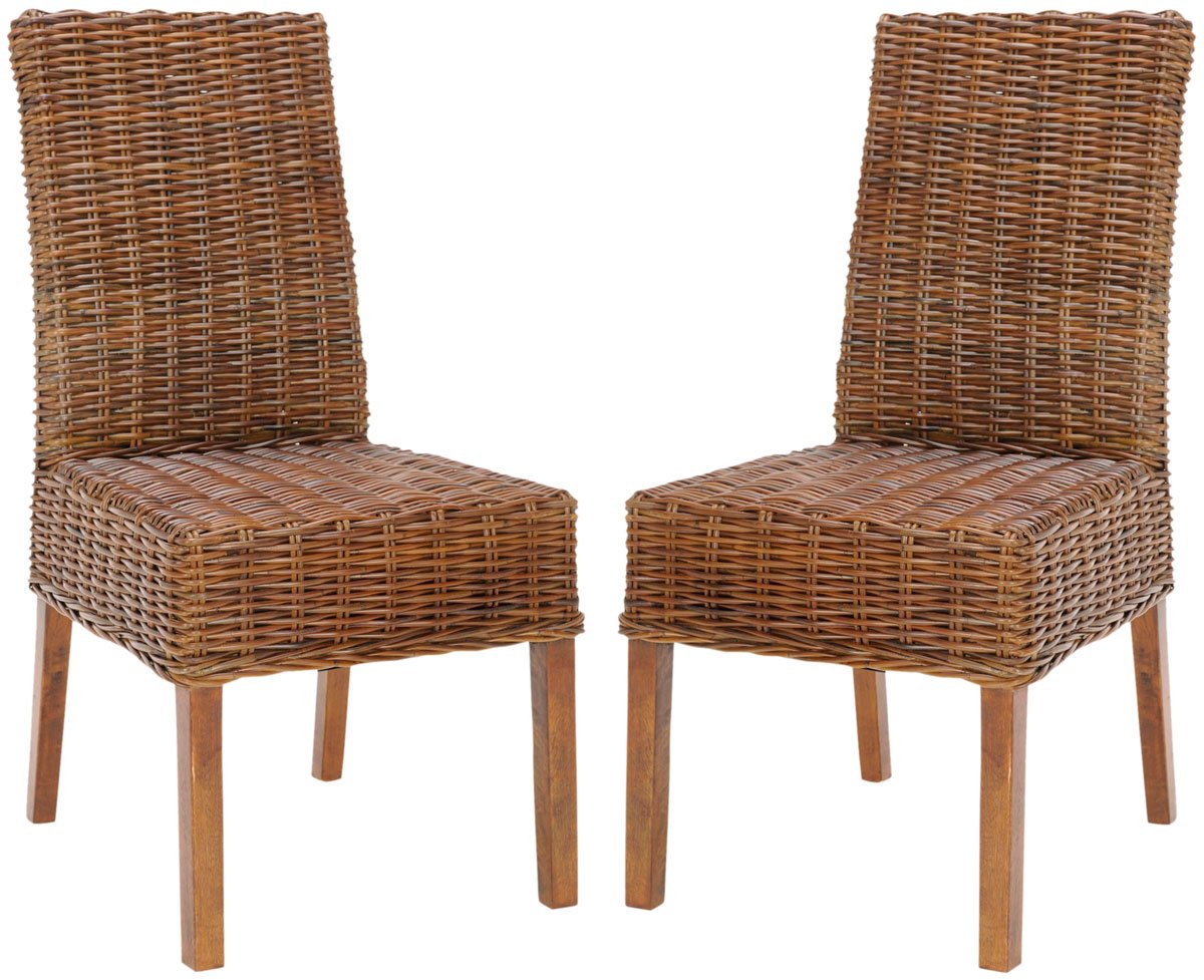 Sanibel 18"h Rattan Side Chair (set Of 2)