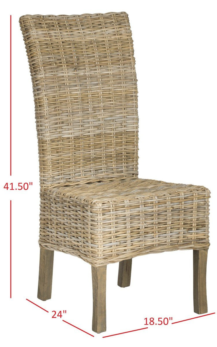 Quaker 19"h Rattan Side Chair