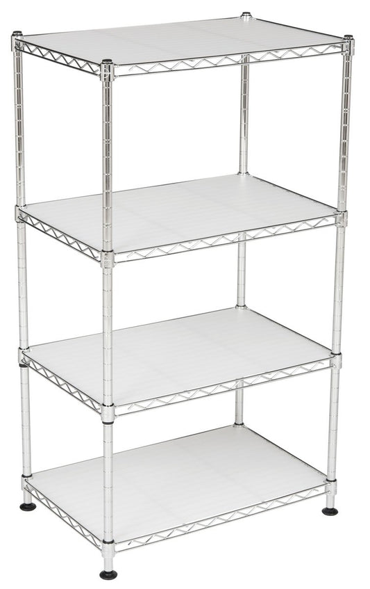 Jules Adjustable Chrome Wire Mini Rack