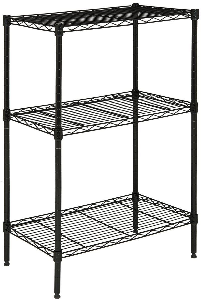 Sierra Mini 3 Tier Chrome Wire Rack (23 In. W X 13 In. D X 35 In. H)