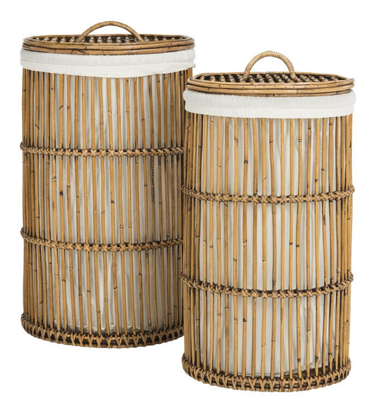 Libby Rattan Storage Hamper With Liner