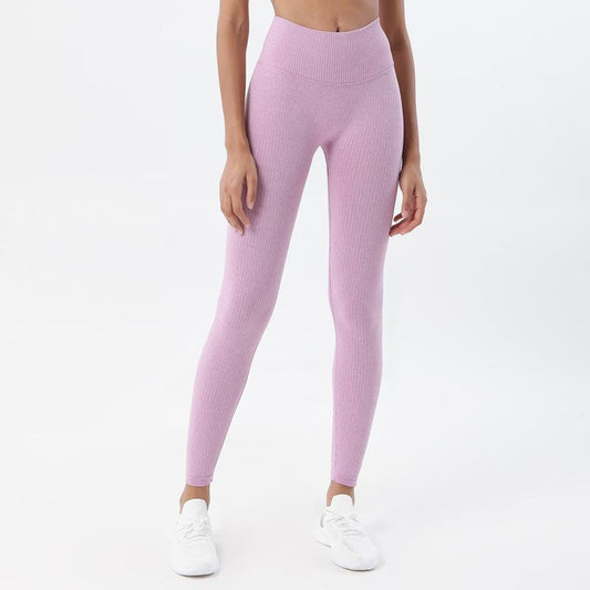 Astoria Seamless Ribbed Legging - Rose Pink