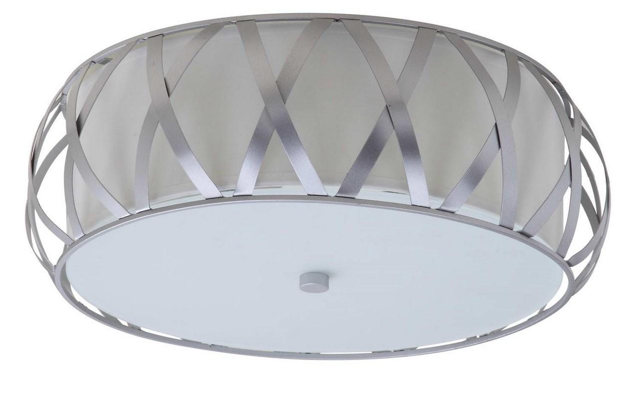 Charing 2 Light Chrome 15.4-Inch Dia Cross Flush Mount
