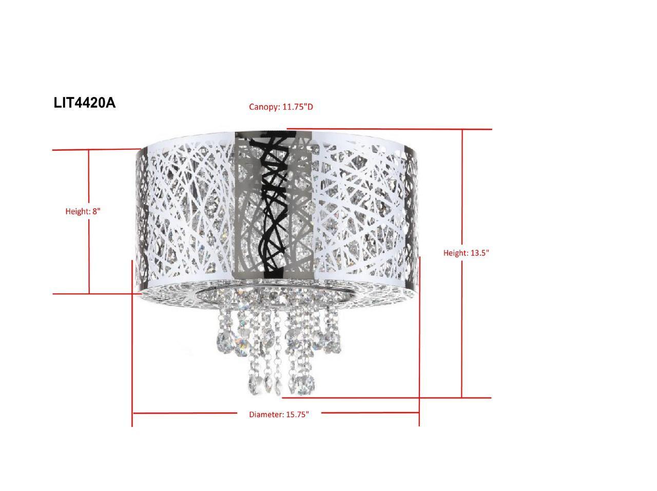 Mesh Flush Mount