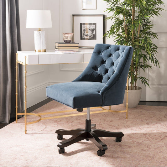 Soho Tufted Velvet Swivel Desk Chair