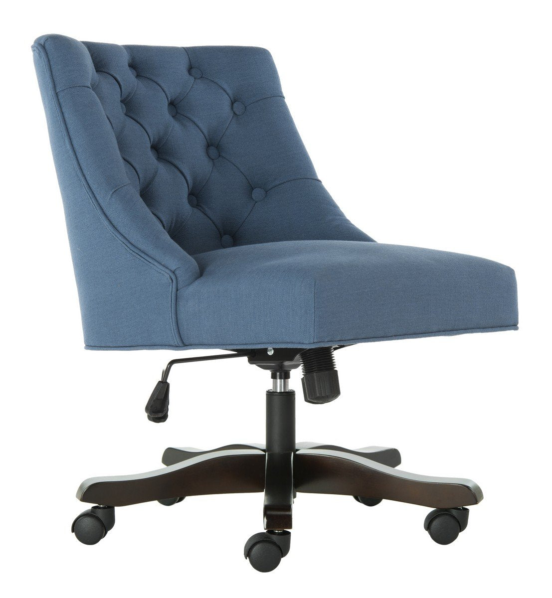 Soho Tufted Linen Swivel Desk Chair