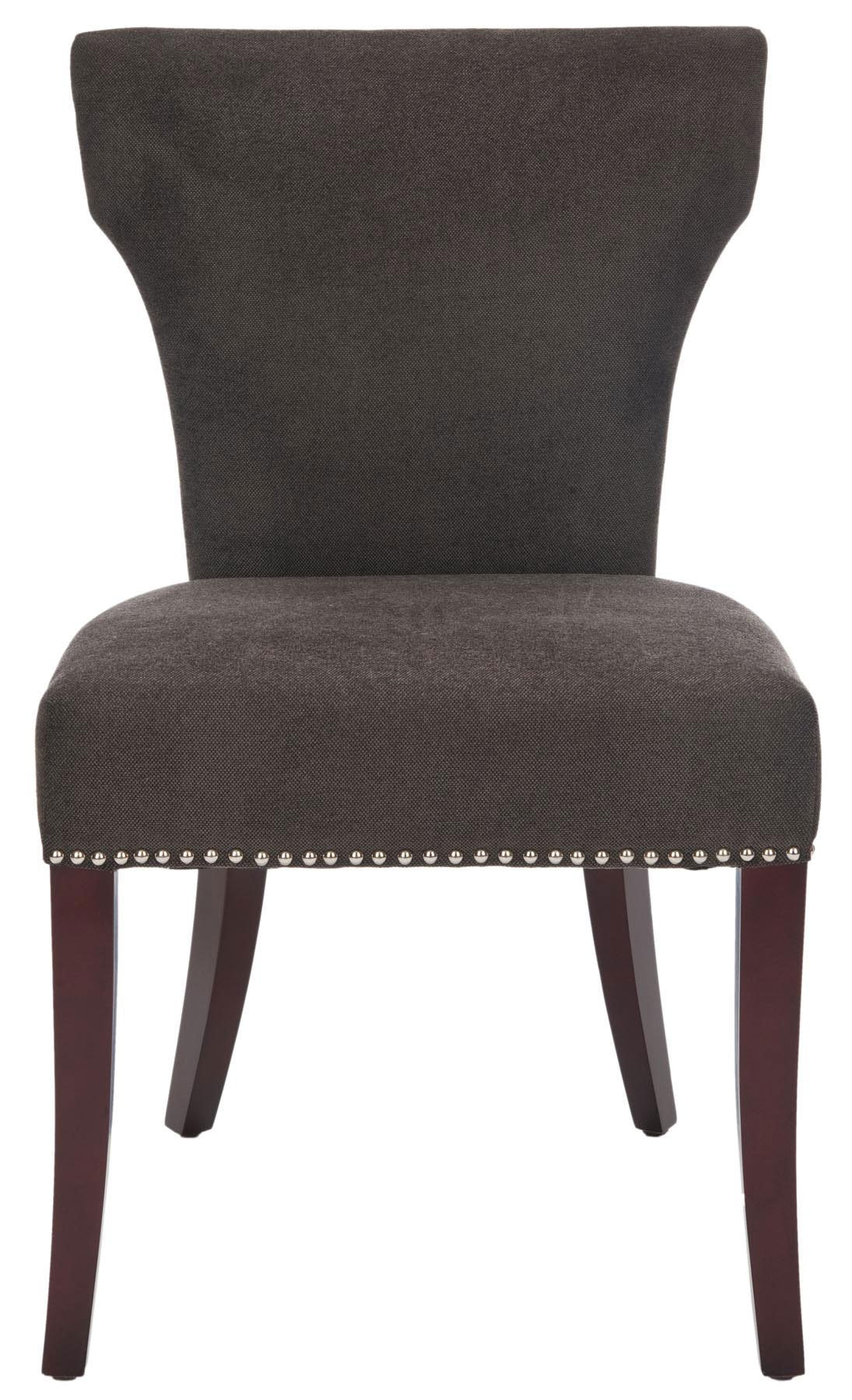 Ryan 22''h Fabric Side Chair - Nickel Nail Heads (set Of 2)