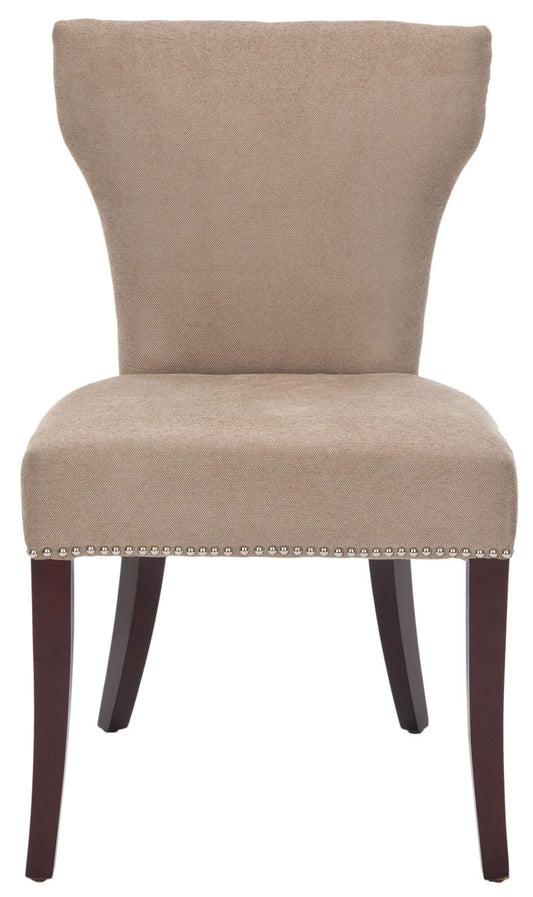 Ryan 22''h Fabric Side Chair - Nickel Nail Heads (set Of 2)