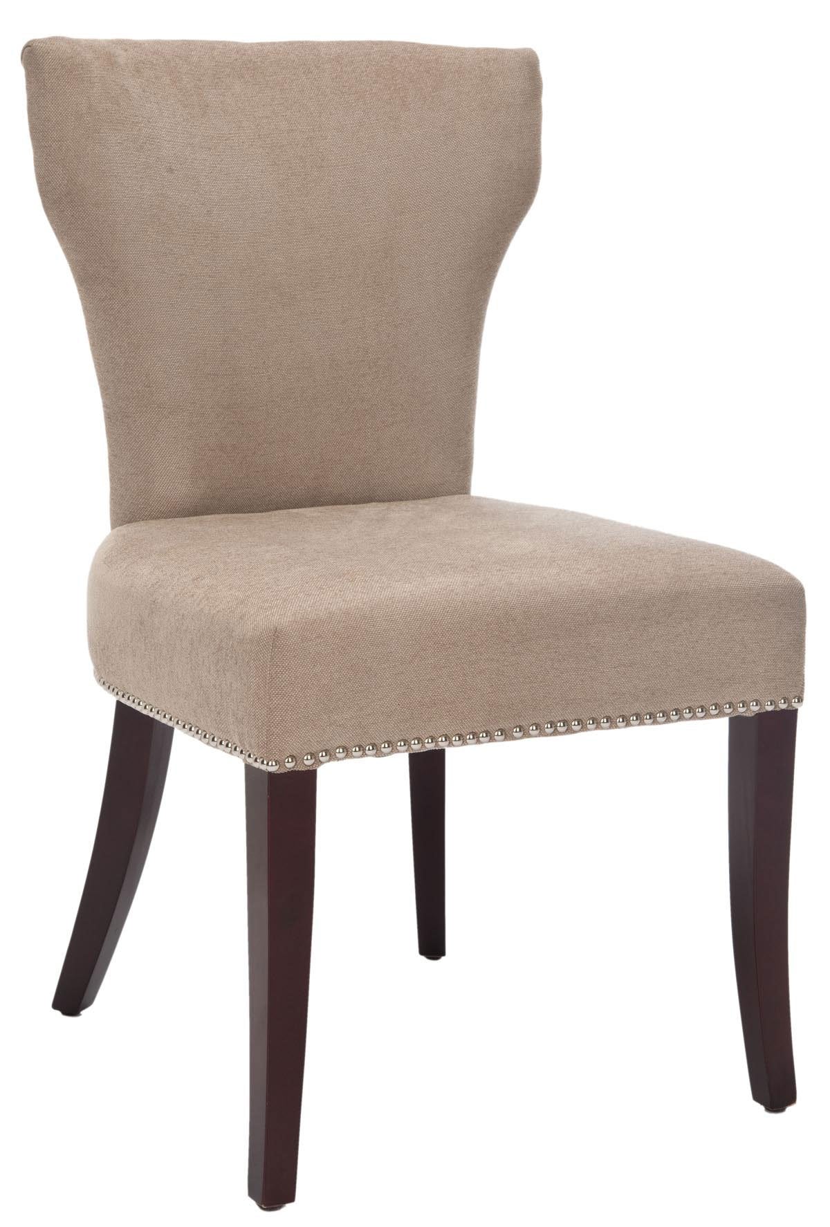 Ryan 22''h Fabric Side Chair - Nickel Nail Heads (set Of 2)