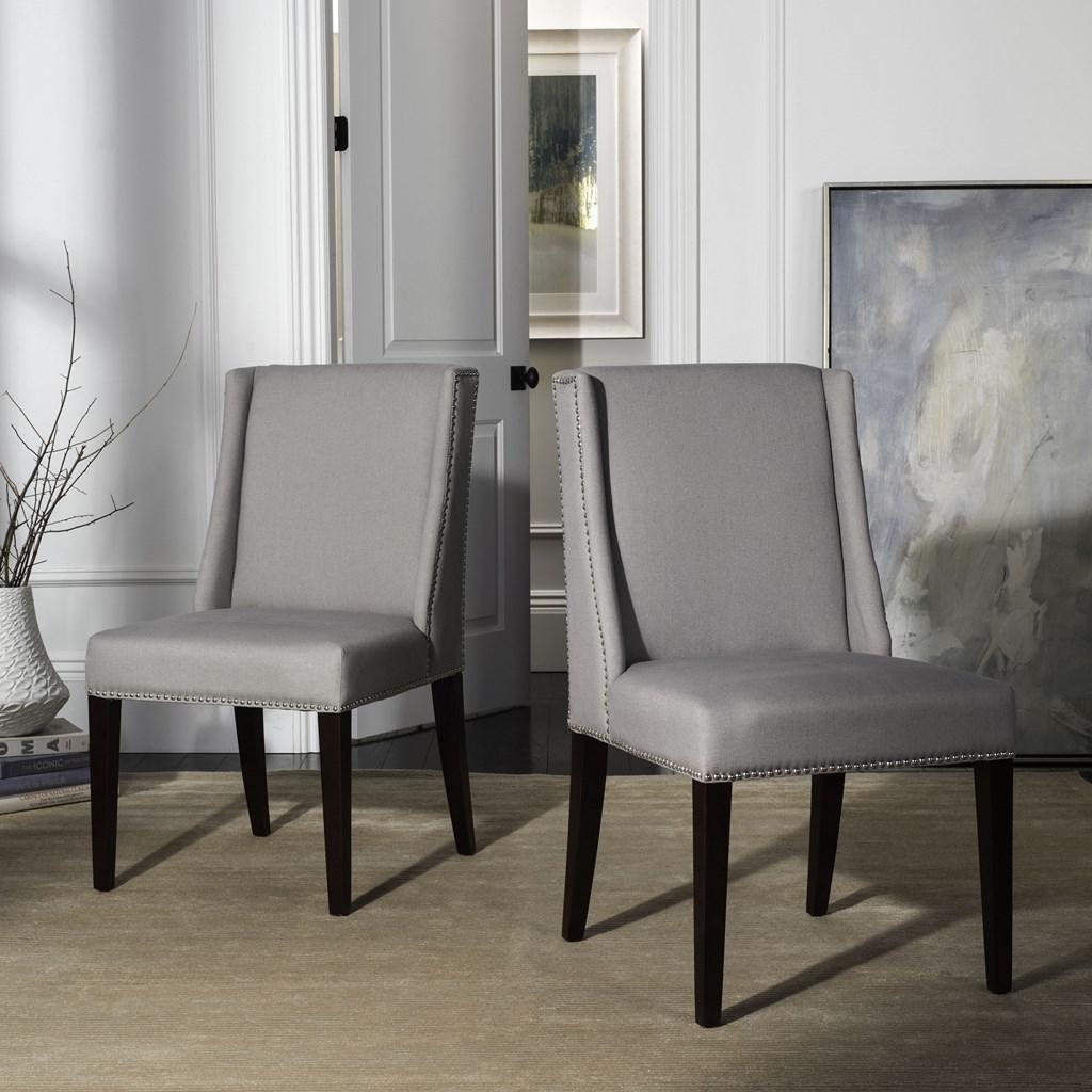 Rachel 21''h Arm Chair - Silver Nail Head