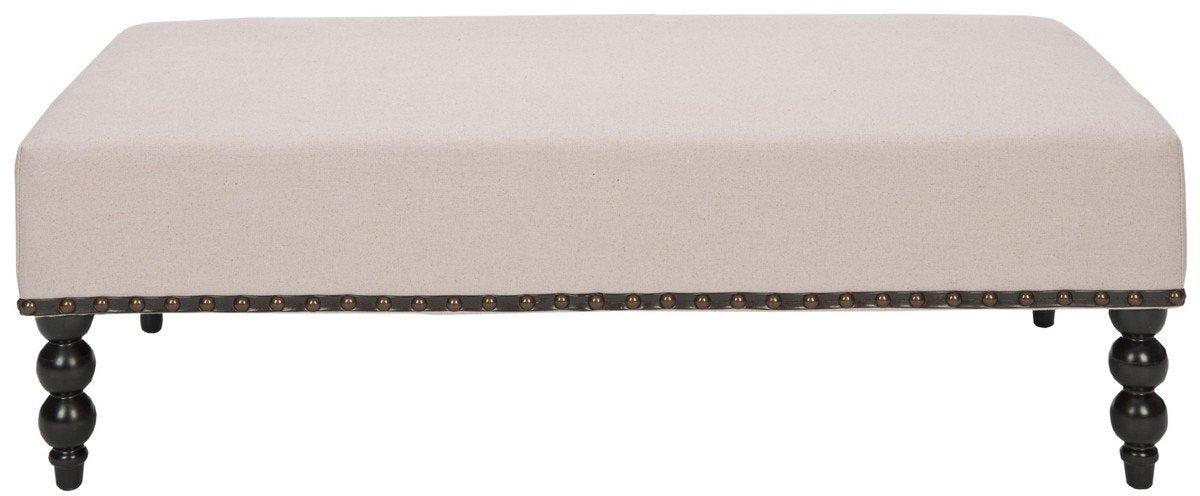 Reagan Ottoman With Awning Stipes