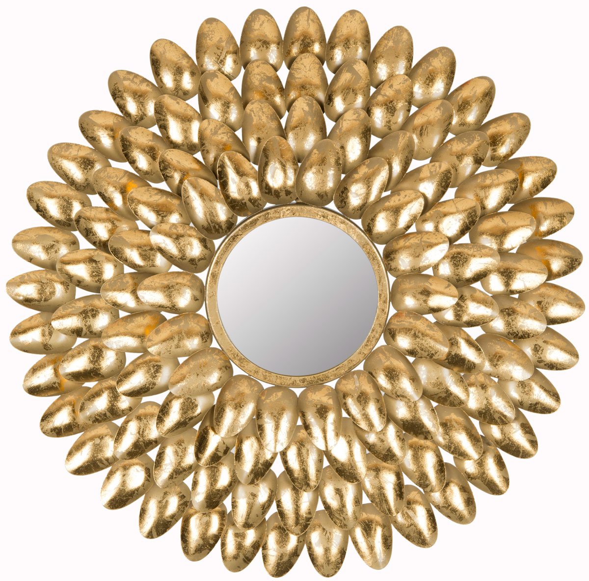 Royal Leaf Sunburst Mirror