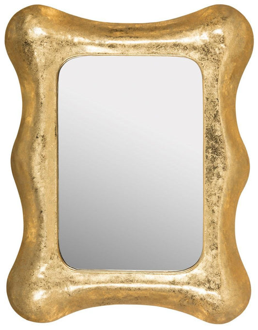 Octavia 2 Toned Gold Leaf Mirror
