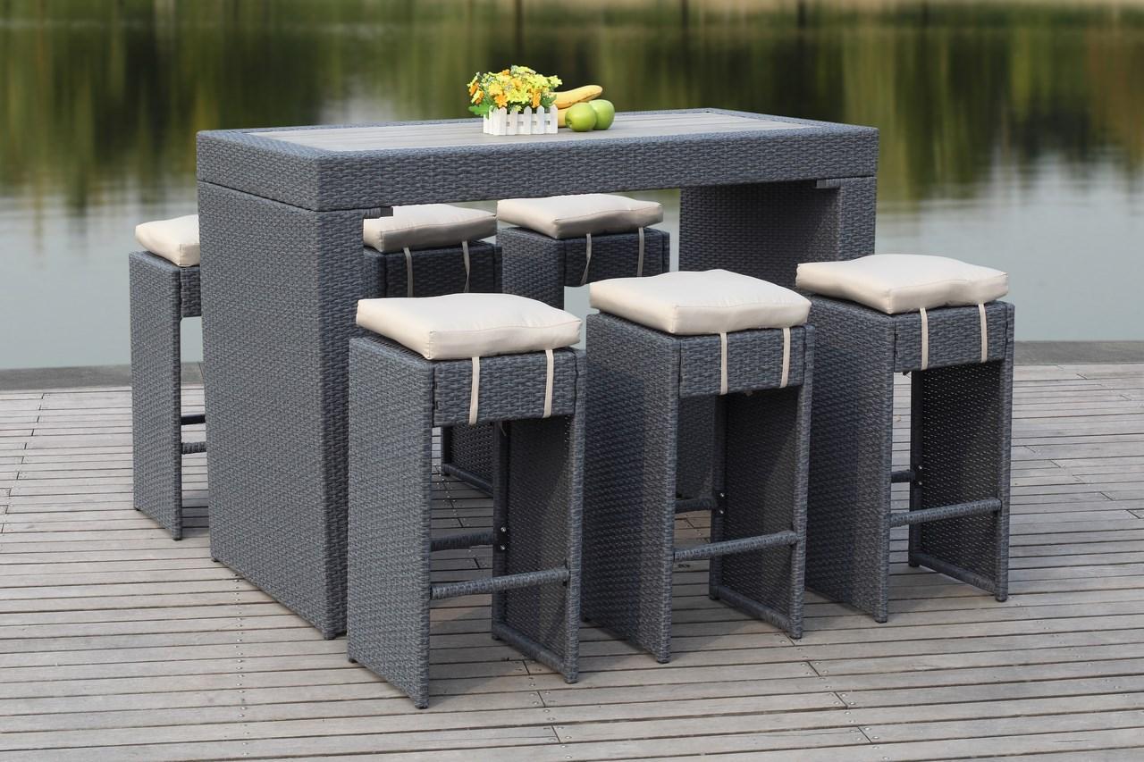 Sanders Outdoor Bar Set