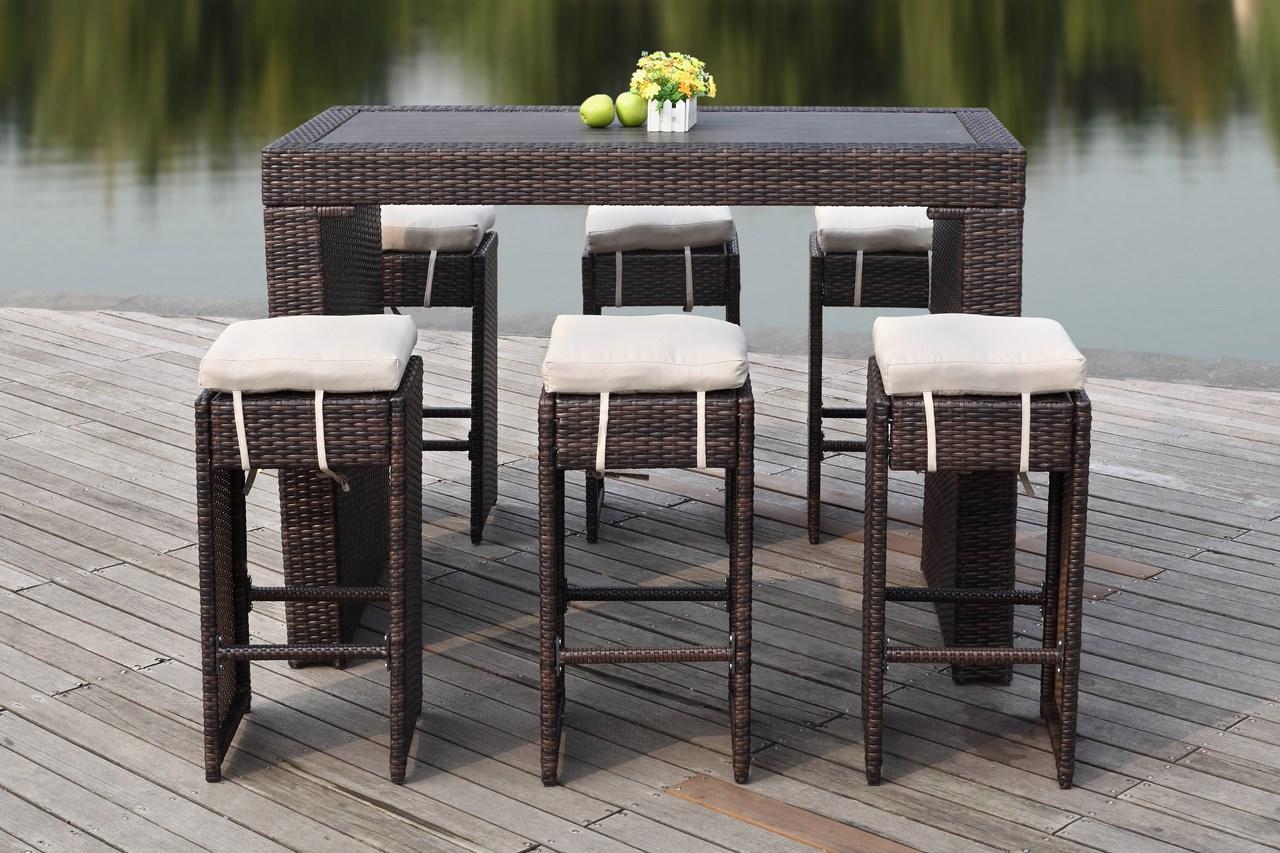 Sanders Outdoor Bar Set