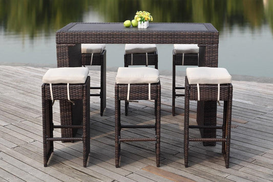 Sanders Outdoor Bar Set