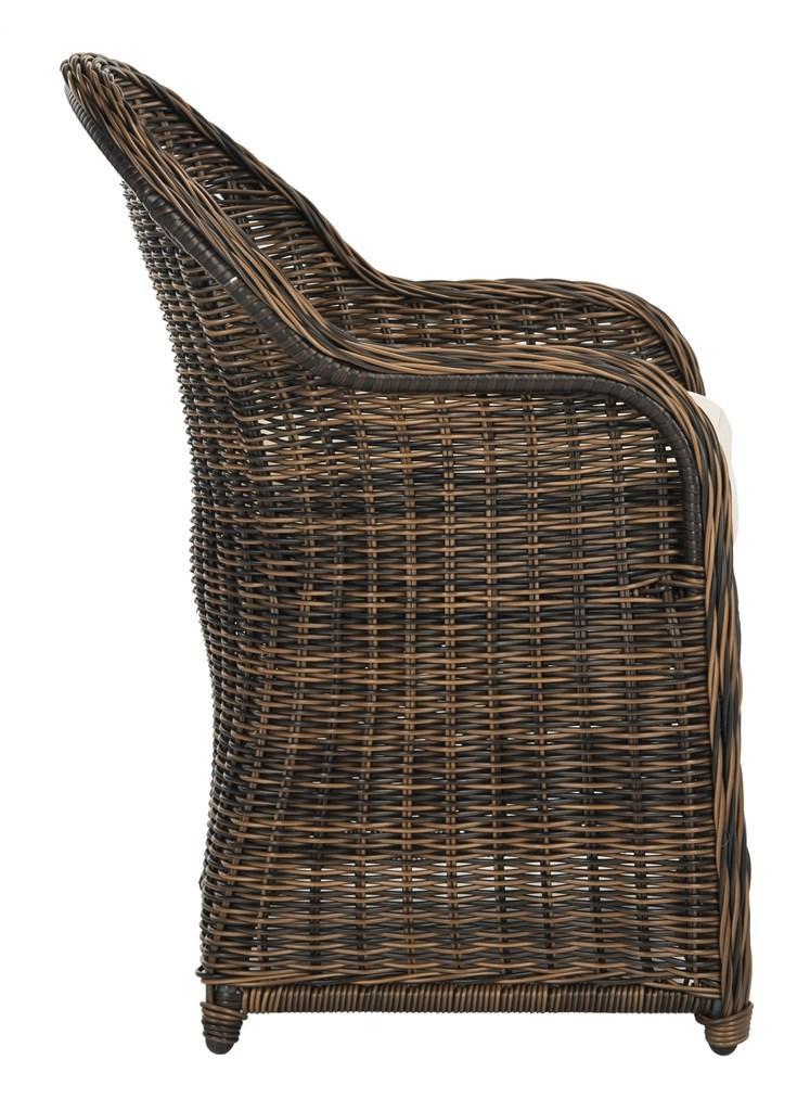 Newton Wicker Arm Chair With Cushion