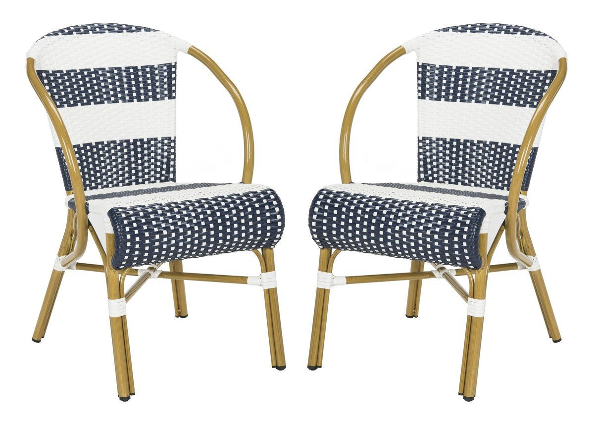 Sarita Striped French Bistro Side Chair