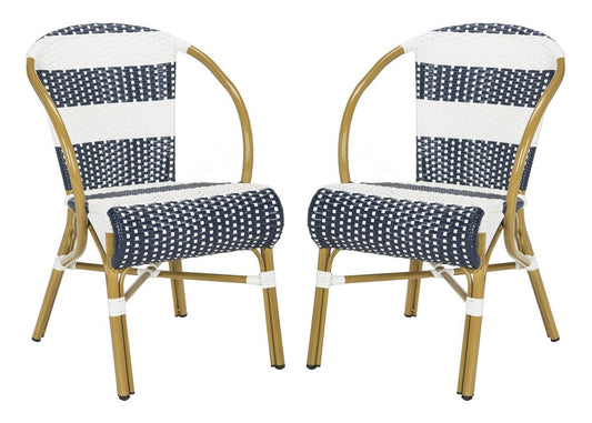 Sarita Striped French Bistro Side Chair