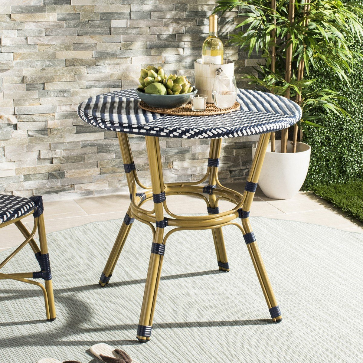 Sidford Rattan Bistro Table