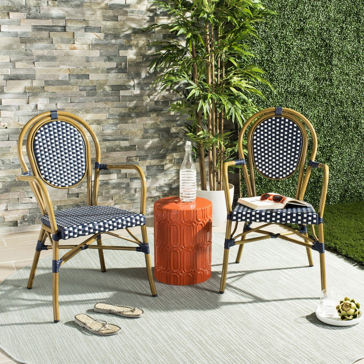 Rosen French Bistro Stacking Arm Chair