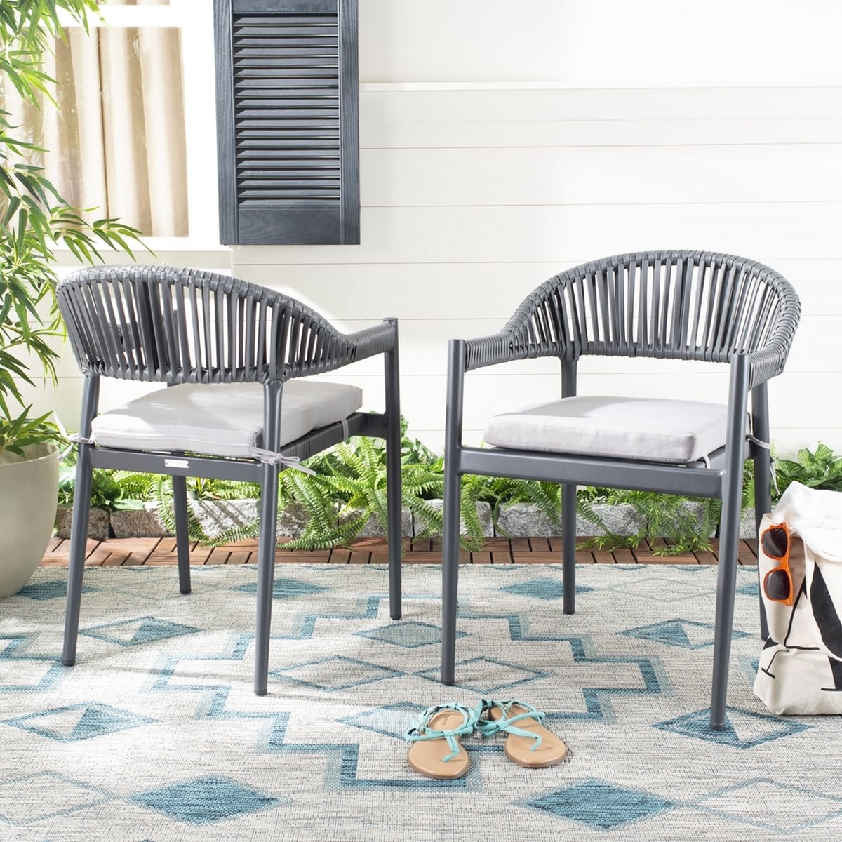Greer Stackable Rope Chair