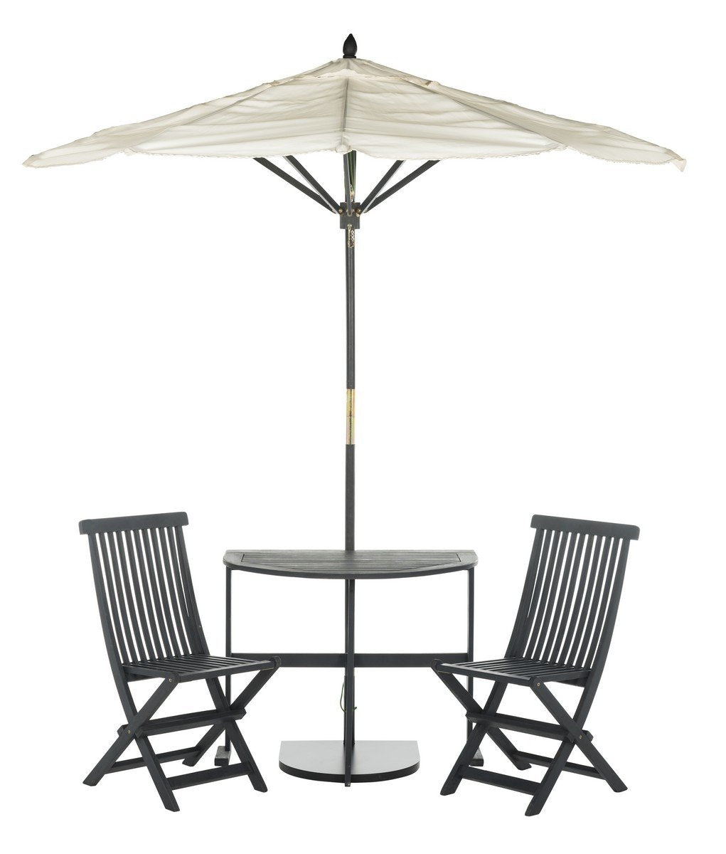 Evert Half Patio Set And Umbrella