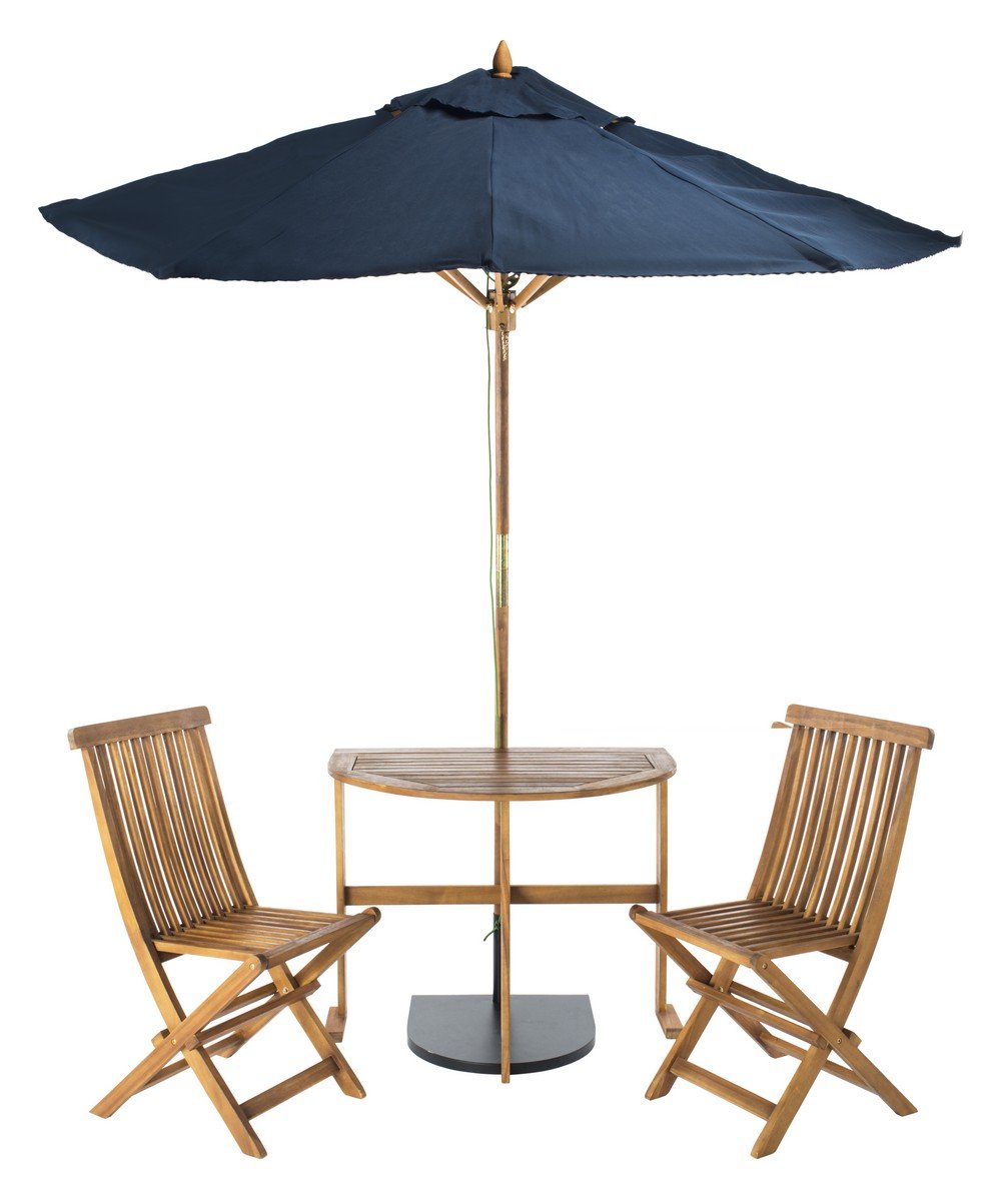 Evert Half Patio Set And Umbrella