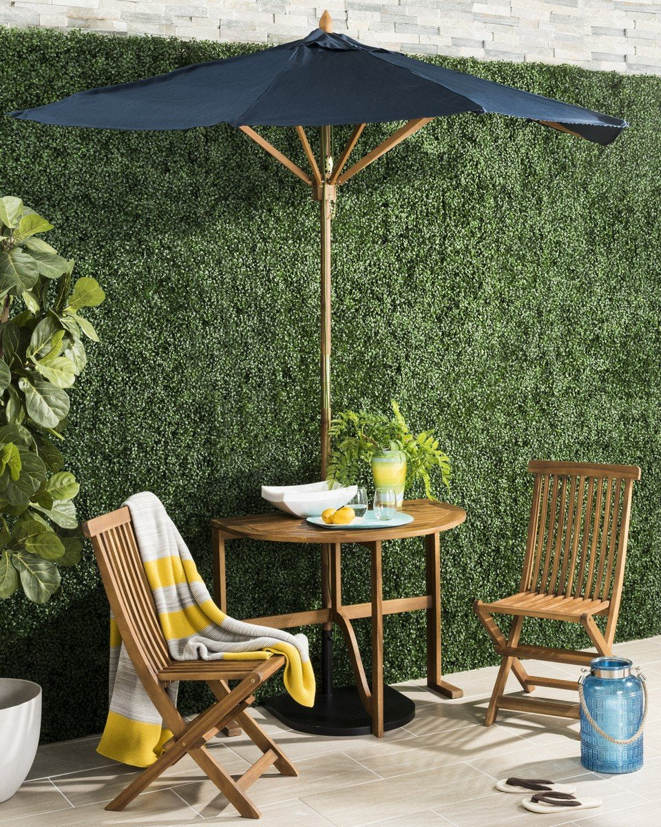 Evert Half Patio Set And Umbrella