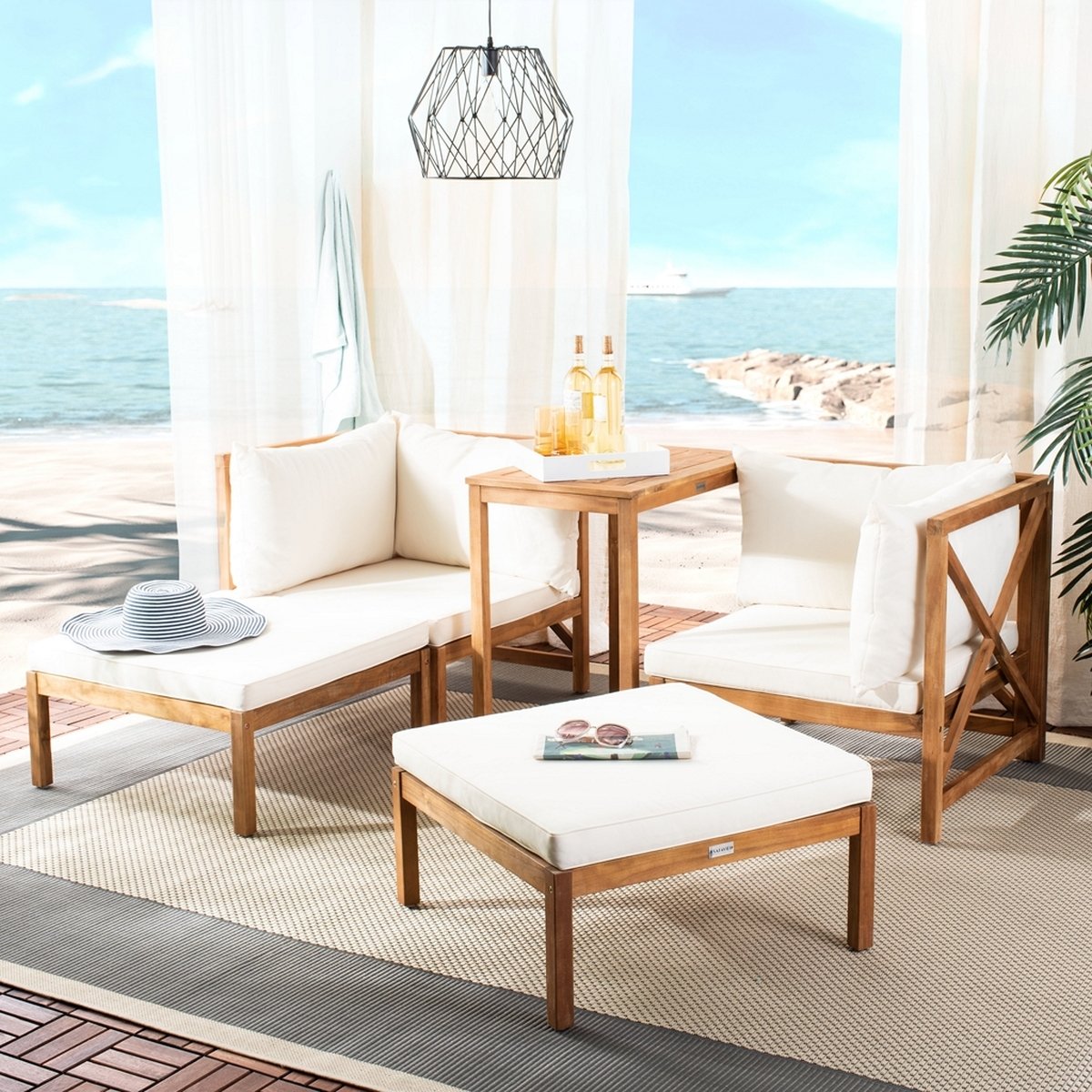 Ronson 5 Pc Sectional Set