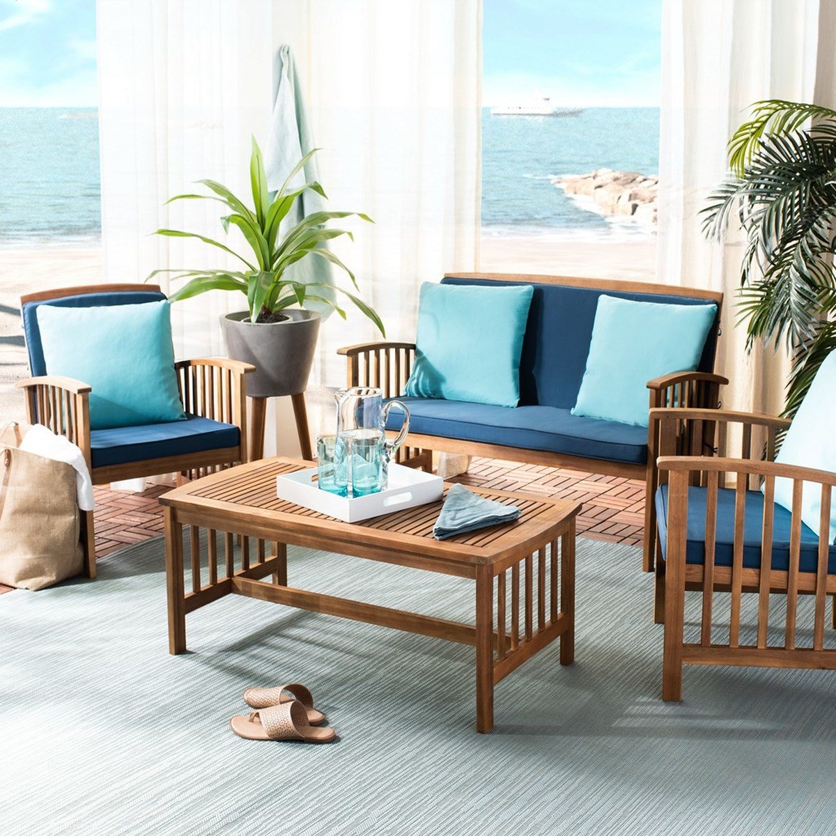 Rocklin 4 Pc Outdoor Set