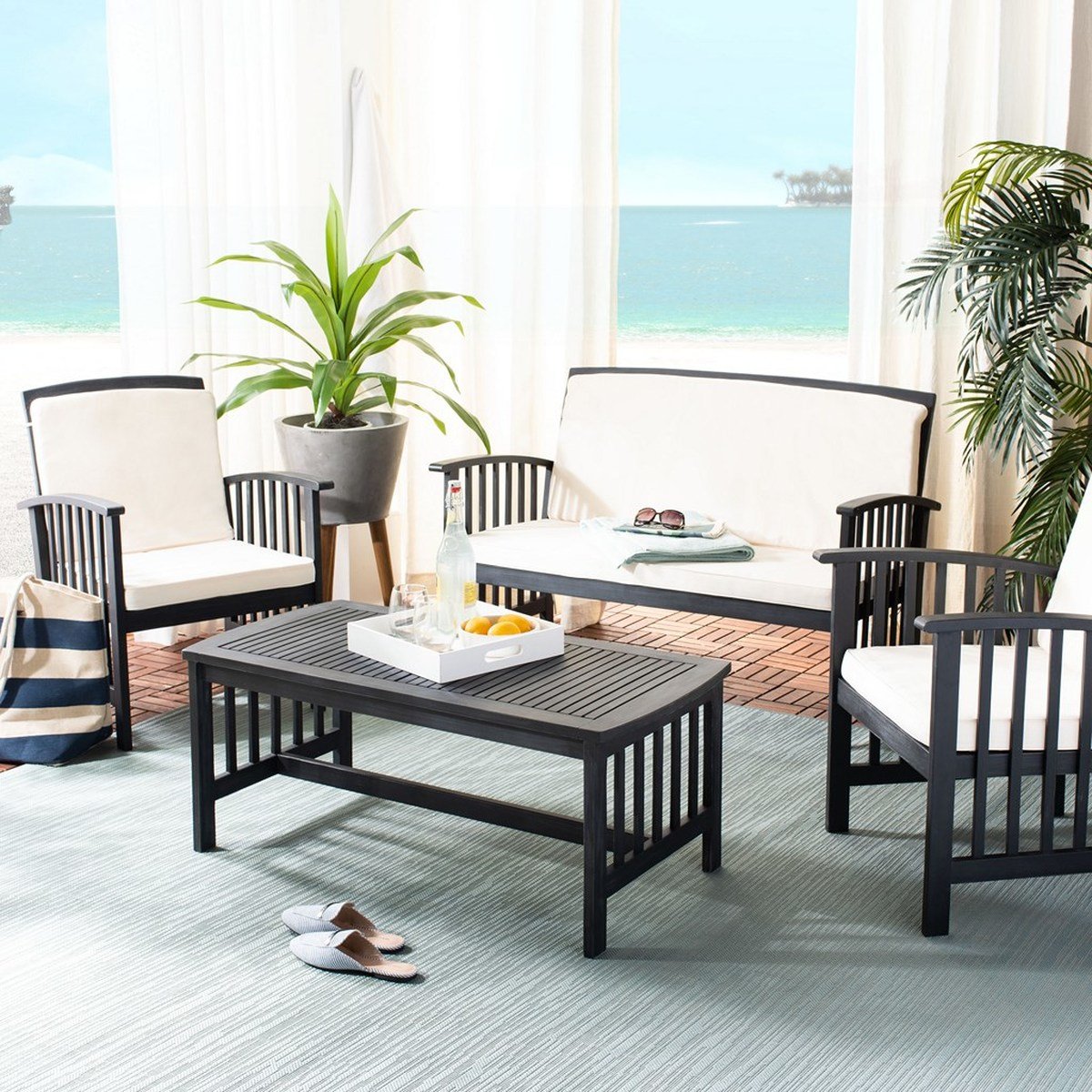 Rocklin 4 Pc Outdoor Set