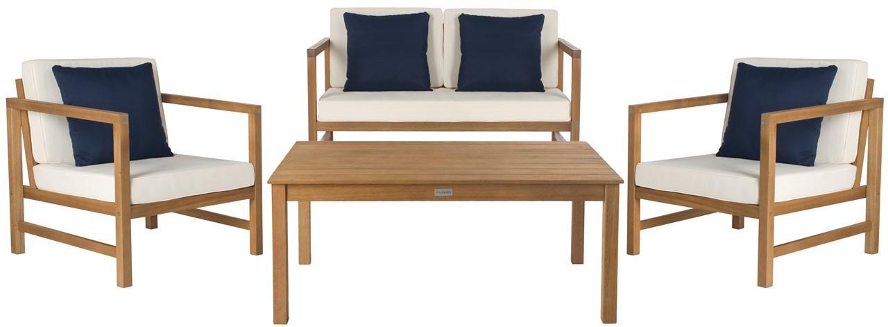 Montez 4 Pc Outdoor Set With Accent Pillows