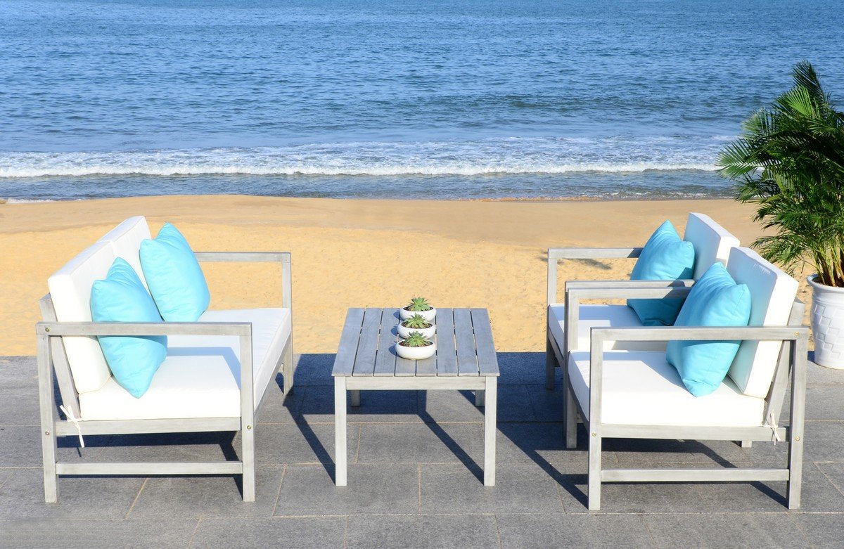 Montez 4 Pc Outdoor Set With Accent Pillows