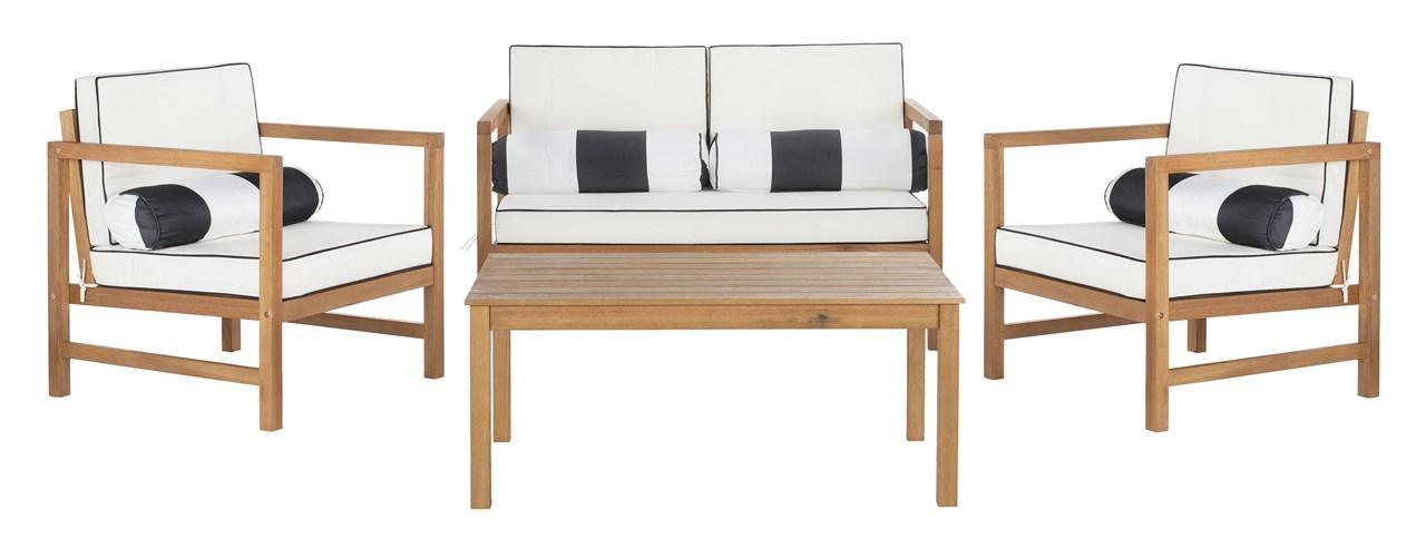 Montez 4 Pc Outdoor Set With Accent Pillows