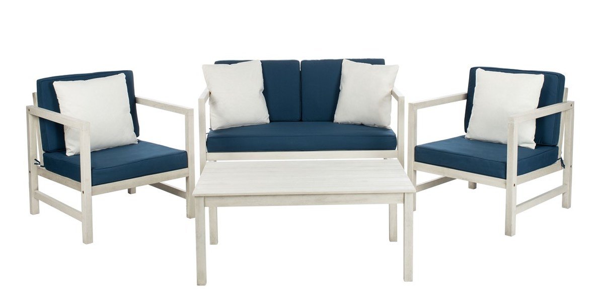 Montez 4 Pc Outdoor Set With Accent Pillows