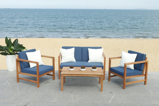Montez 4 Pc Outdoor Set With Accent Pillows