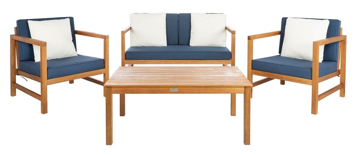 Montez 4 Pc Outdoor Set With Accent Pillows