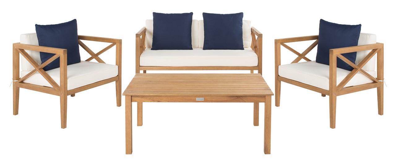 Nunzio 4-pc Outdoor Set With Accent Pillows