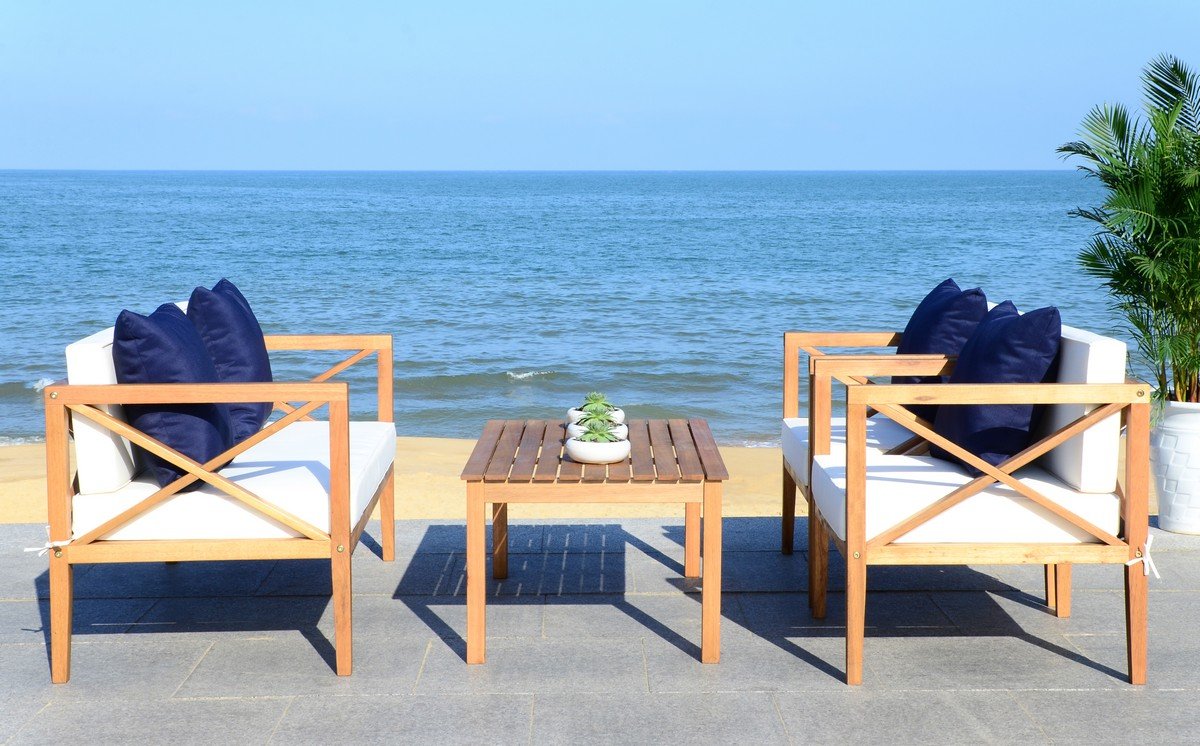 Nunzio 4-pc Outdoor Set With Accent Pillows
